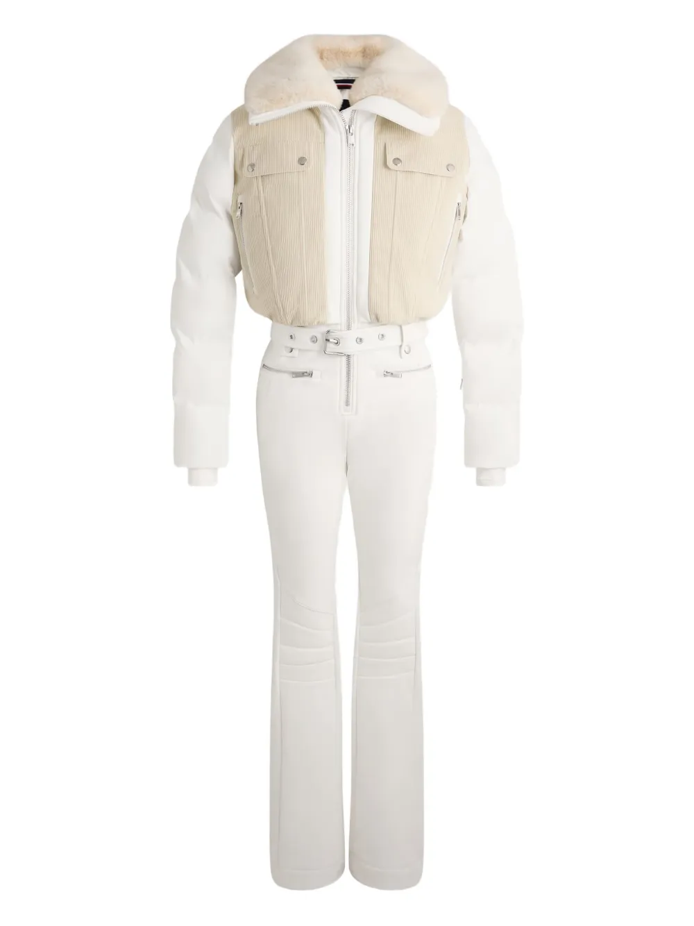 Fusalp Karei skipak met kraag van imitatiebont | Wit | Image 1