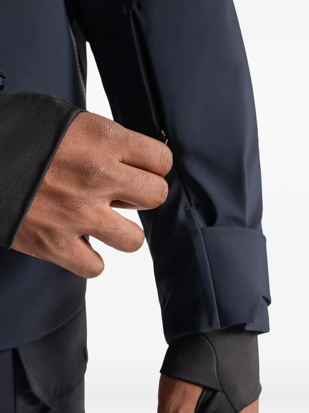 Fusalp Amwo Stripe-detailed Ski Jacket In Blue