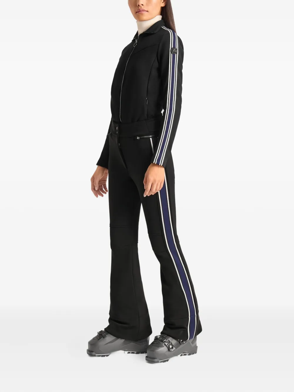 Fusalp Elancia Side-stripe Ski Trousers In Black