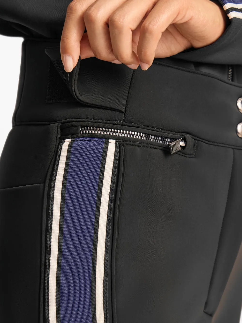 Fusalp Elancia Side-stripe Ski Trousers In Black