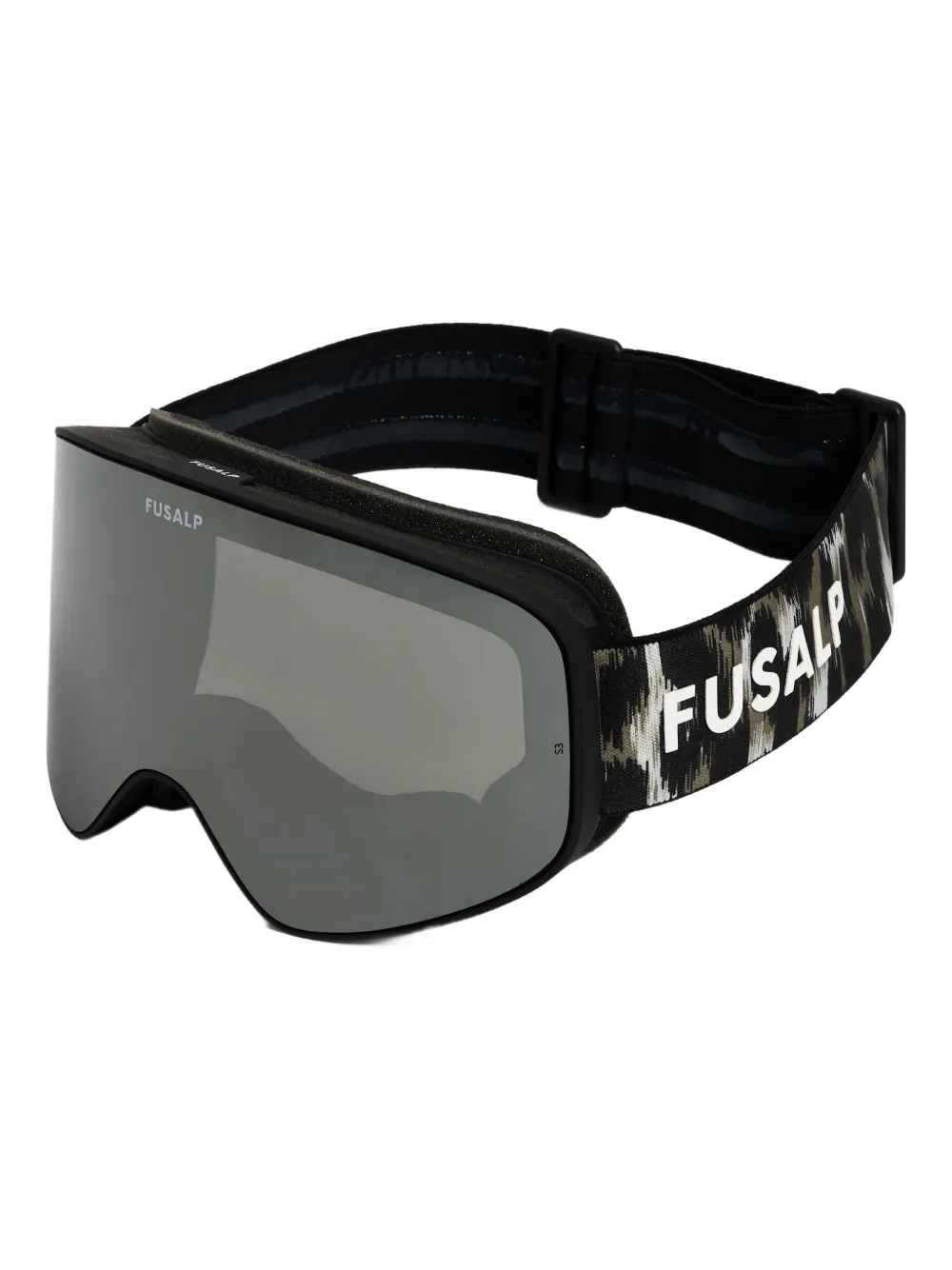 Fusalp Matterhorn Logo-lettering Ski Goggles In Black