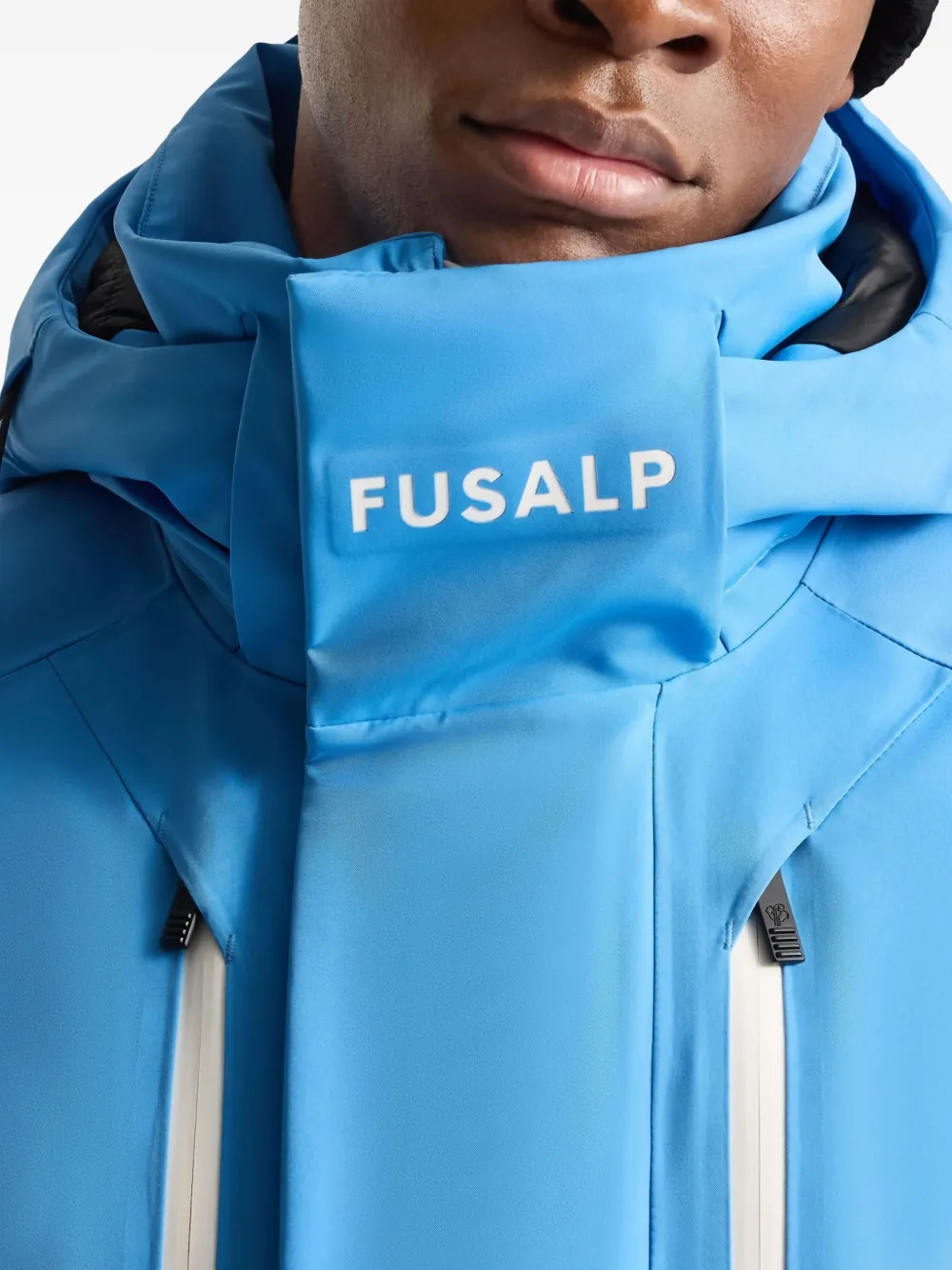 Fusalp John Hooded Multiple-pockets Ski Jacket In Blue