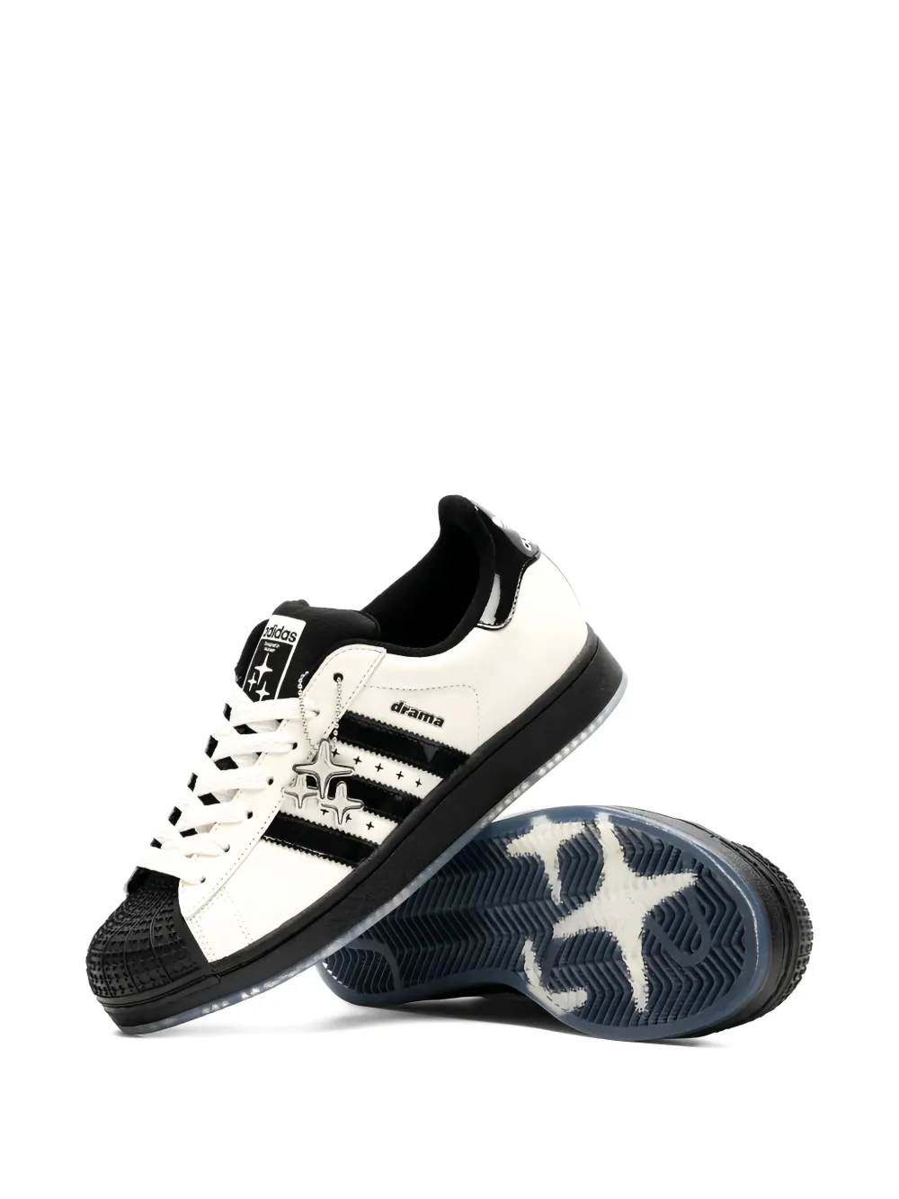 adidas Superstar II leren sneakers Beige