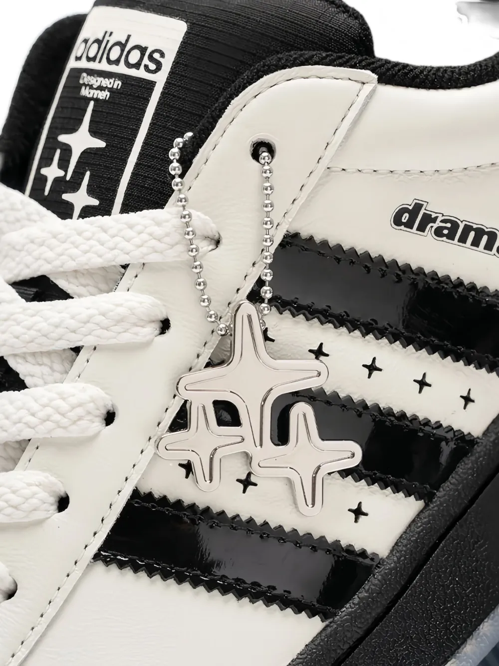 adidas Superstar II leren sneakers Beige