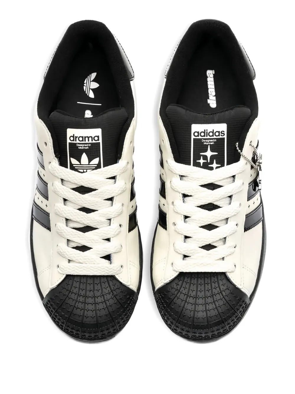 adidas Superstar II leren sneakers Beige