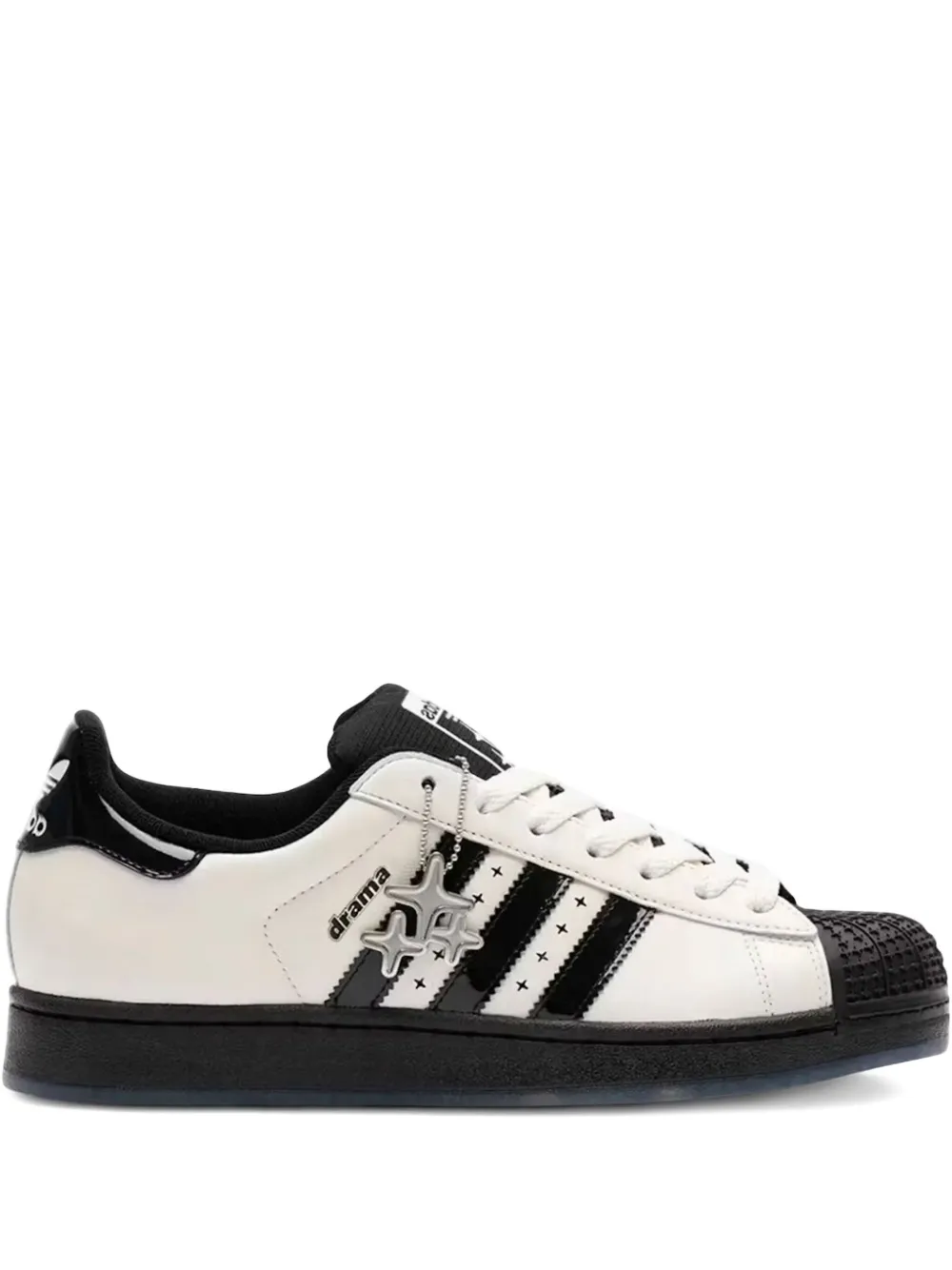 Adidas Superstar II leren sneakers Beige