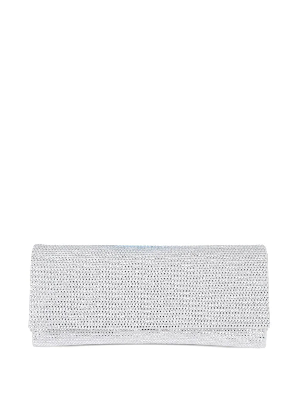 Gedebe Crystal-embellished Clutch Bag In Silver