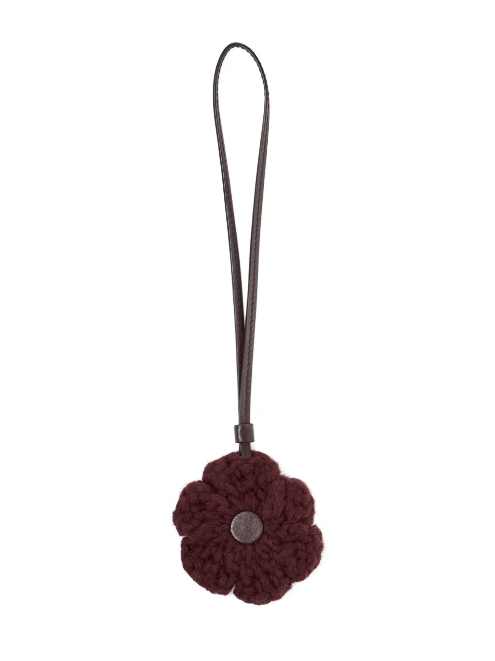 Jimmy Choo knitted flower charm | Image 2