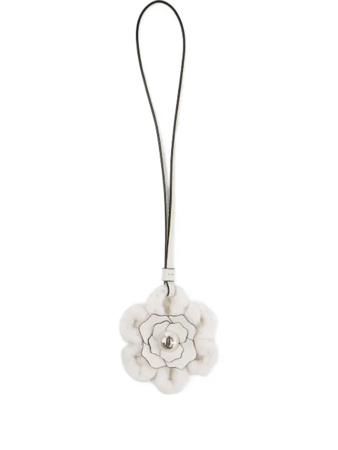 Jimmy Choo knitted flower charm
