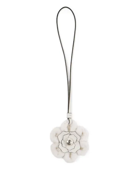Jimmy Choo knitted flower charm