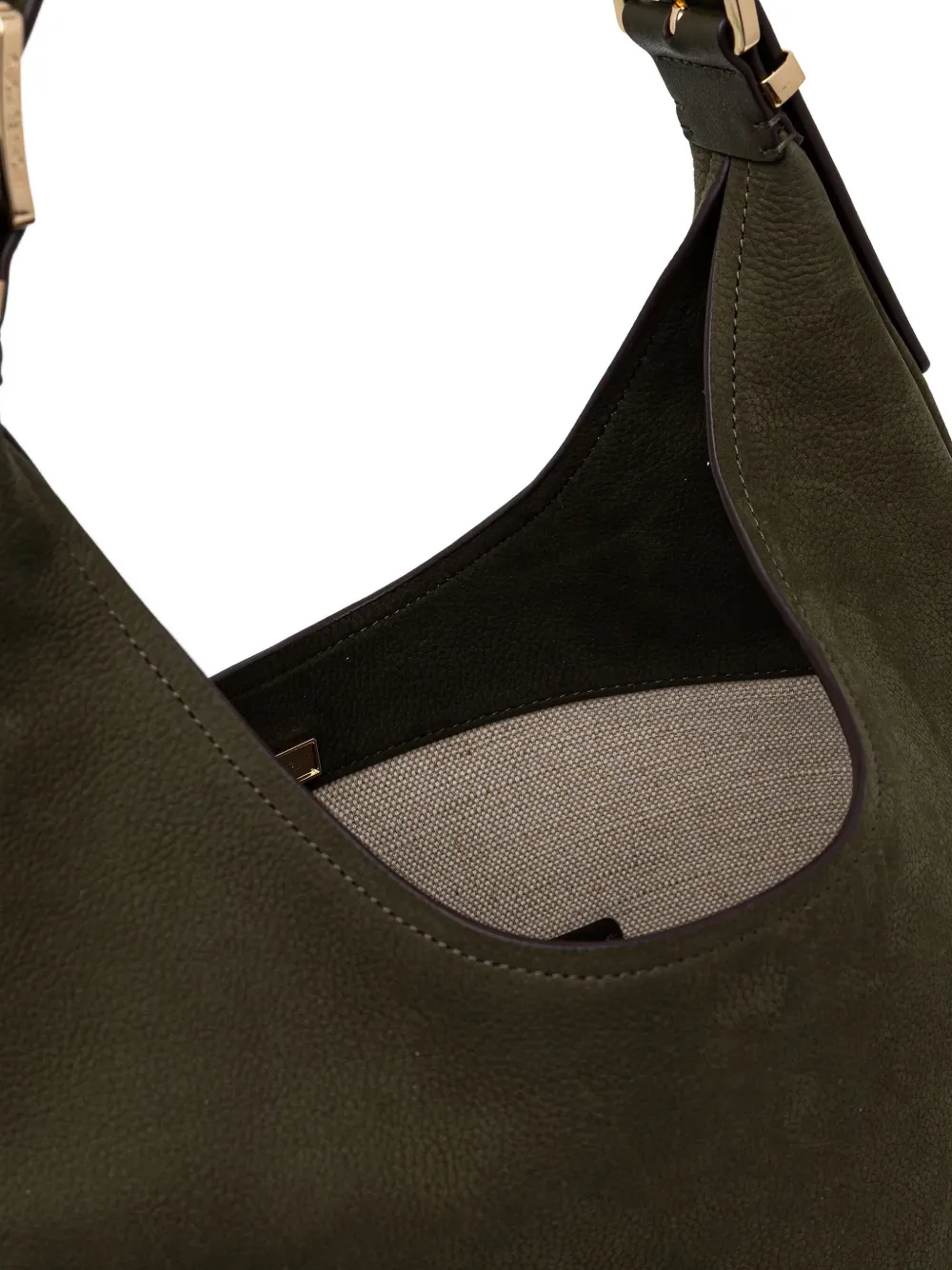 Michael Kors Nolita grote schoudertas Groen