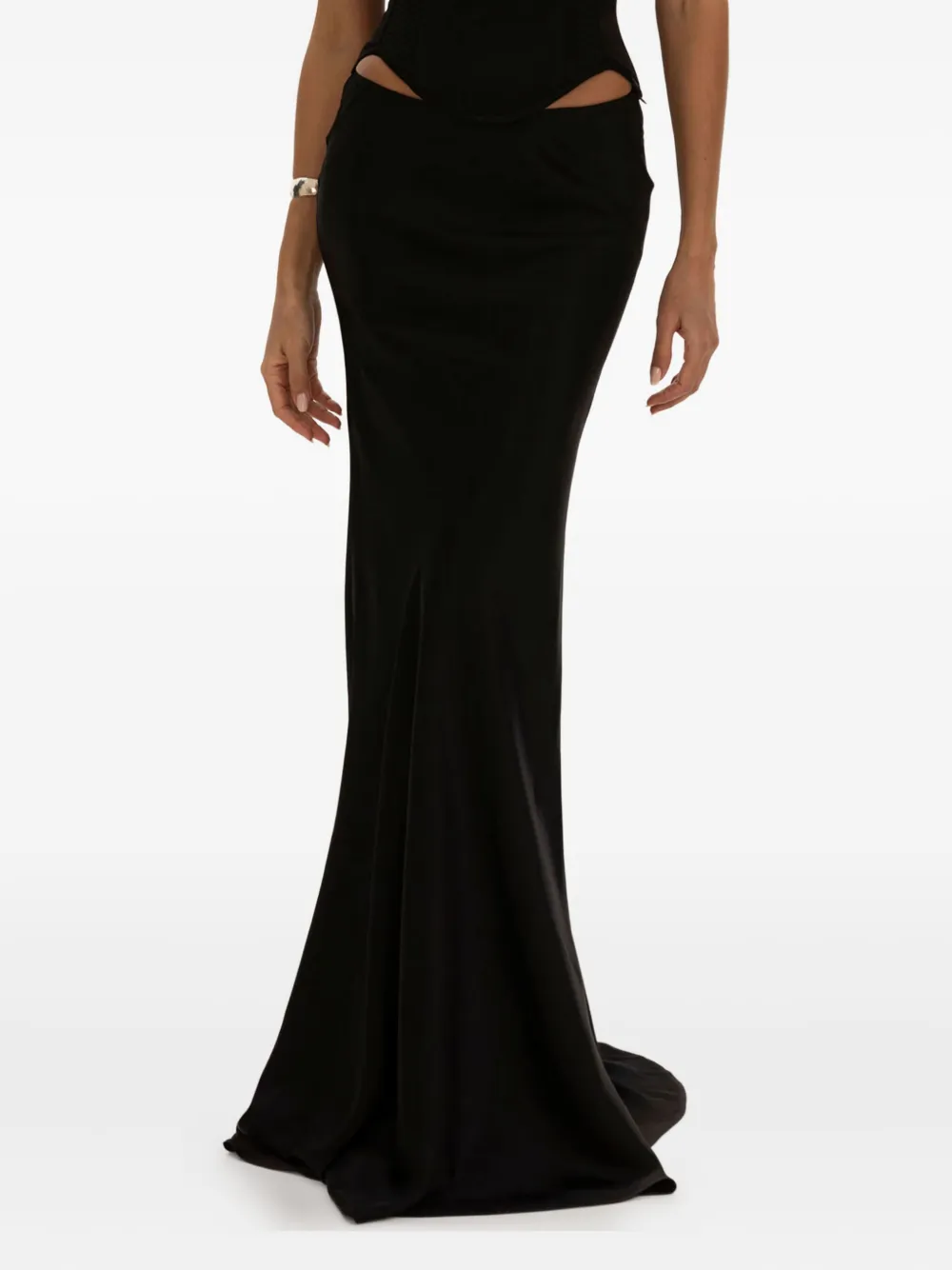 MOOS STUDIO Quiet Drama maxi skirt - Zwart