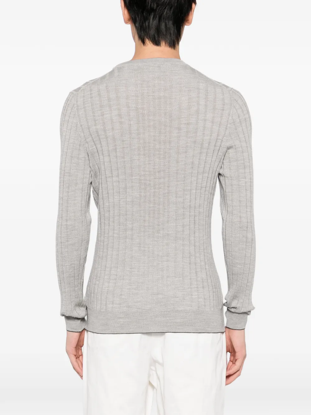 Svevo Wool Top In Gray