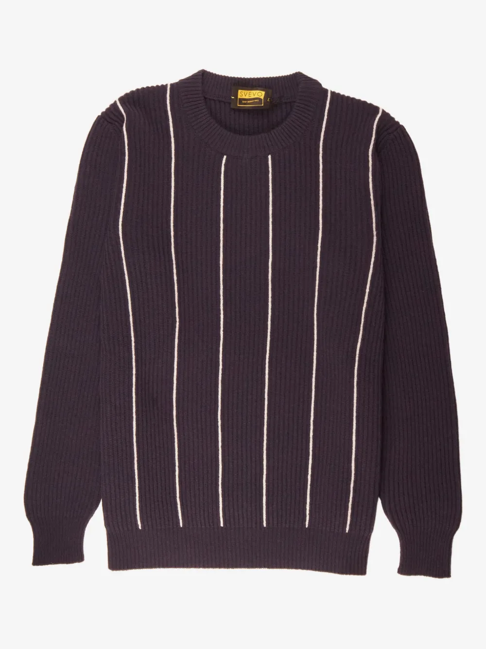 Svevo striped crewneck knitwear | Blue | Image 1