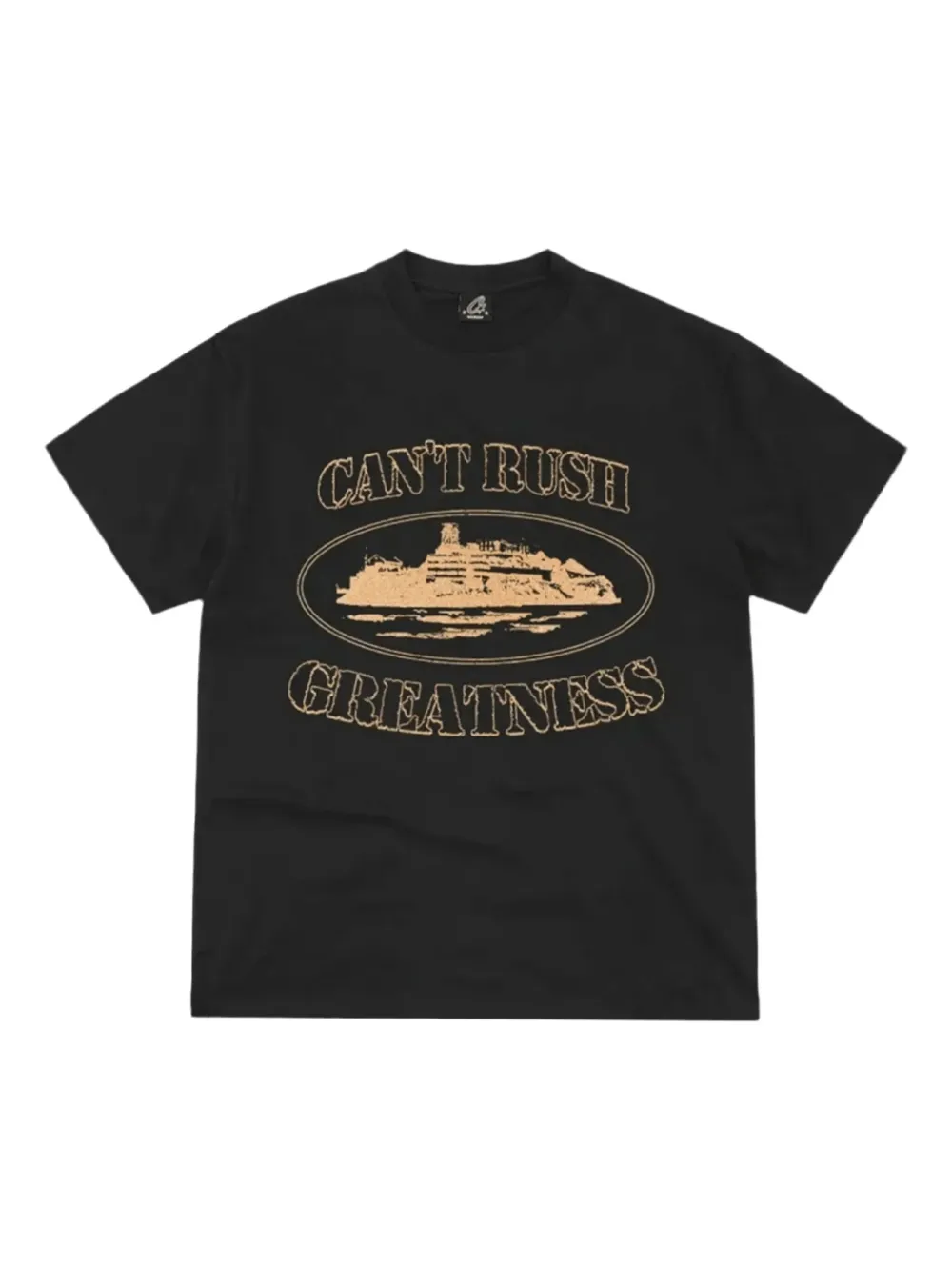 Corteiz X Cental Cee Can't Rush Greatness T-shirt In Black