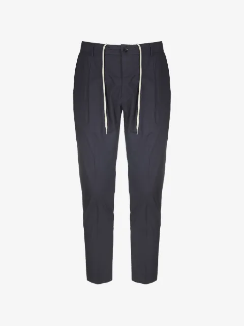 BE ABLE Riccardo pleated drawstring trousers