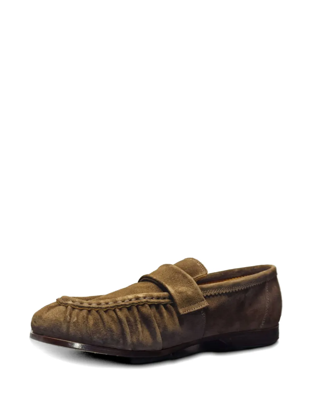 sturlini firenze Loafers met gesmockt detail Bruin