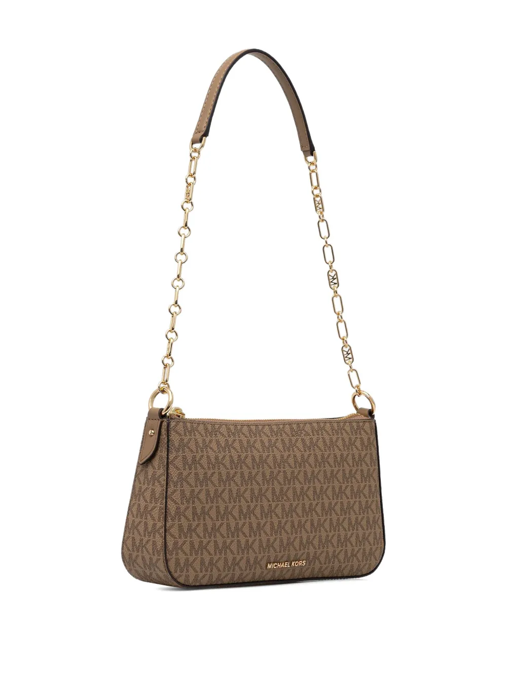 Michael Michael Kors monogram-pattern shoulder bag - Bruin