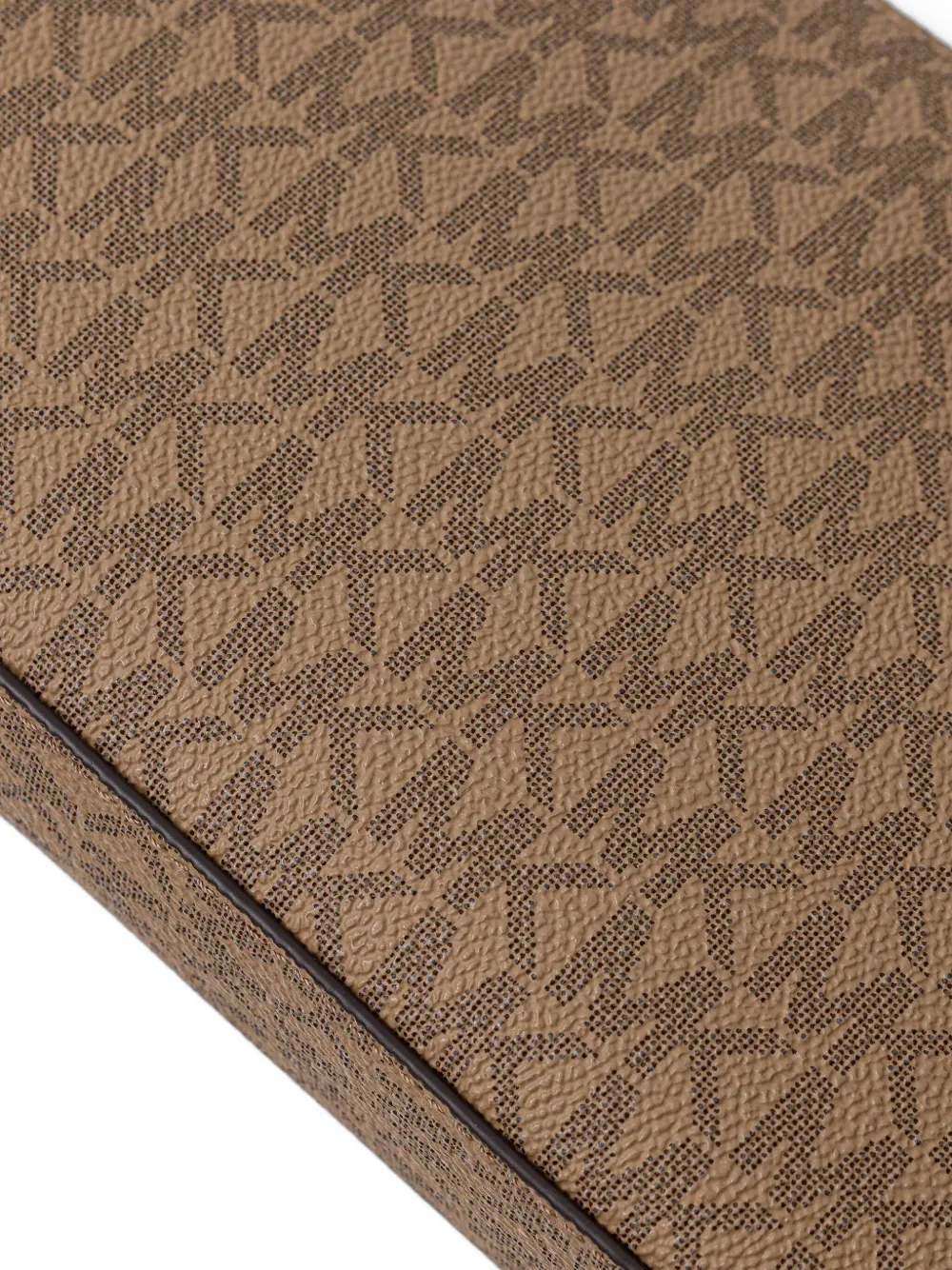 Michael Michael Kors Monogram-pattern Shoulder Bag In Brown