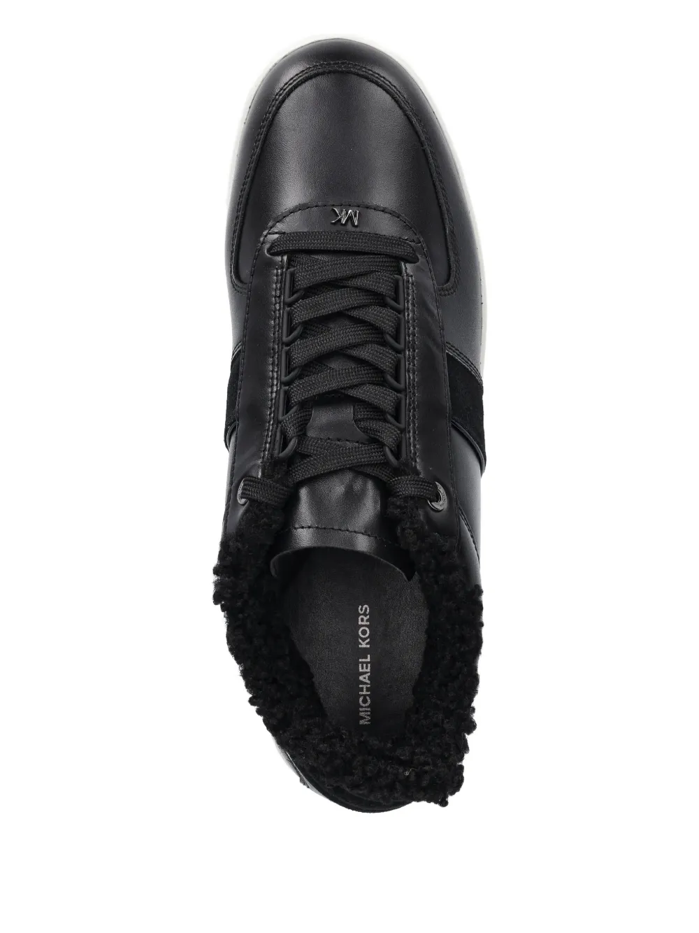 Michael Kors Gestreepte sneakers Zwart