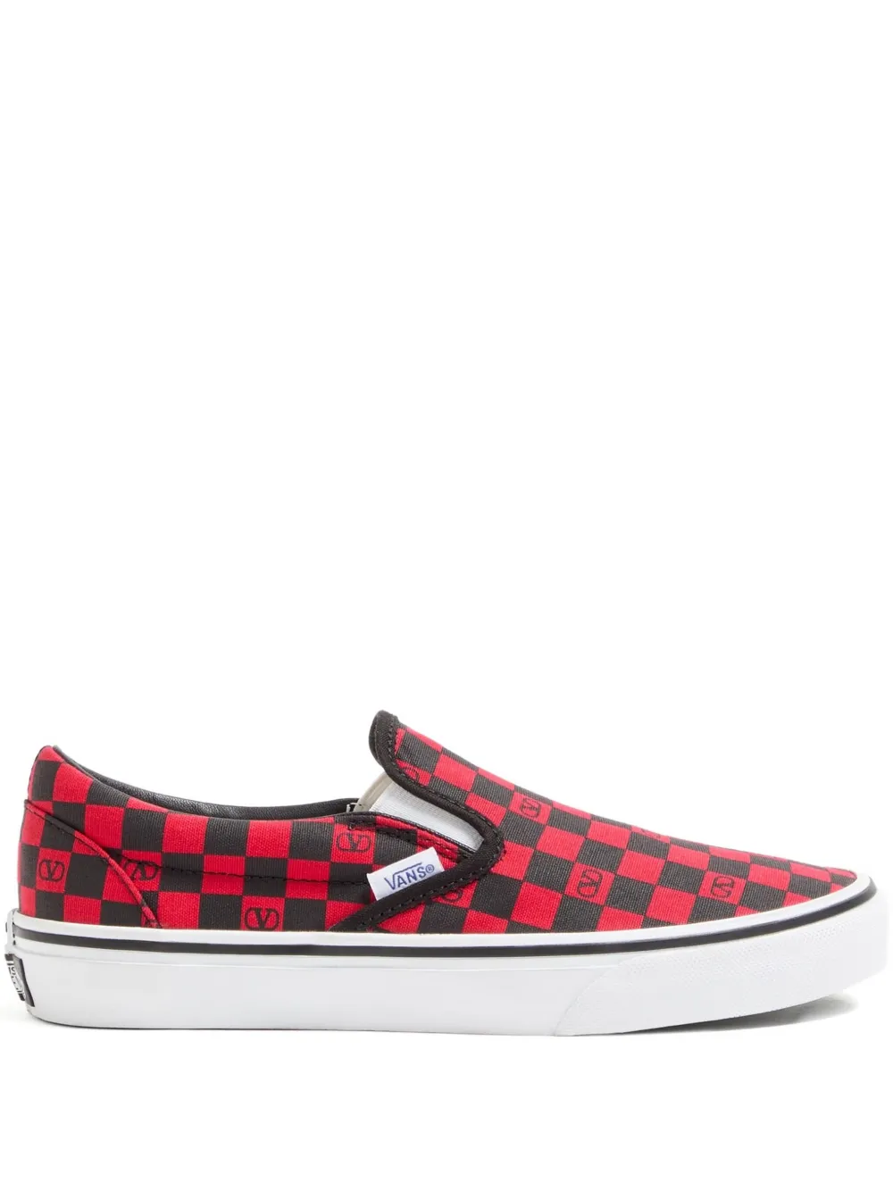 Valentino Garavani x Vans Sneakers VLogo a quadri - Rosso