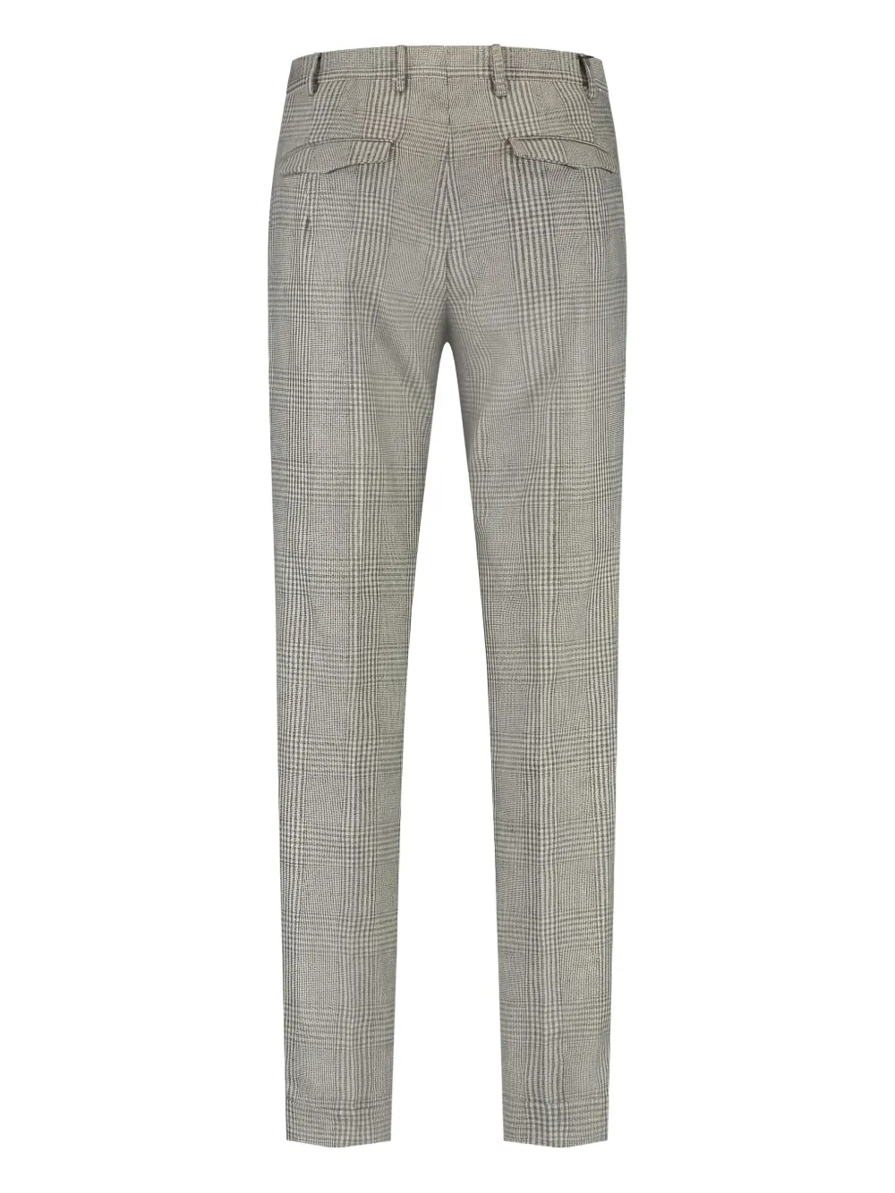 PT Torino checked-pattern trousers - Grijs