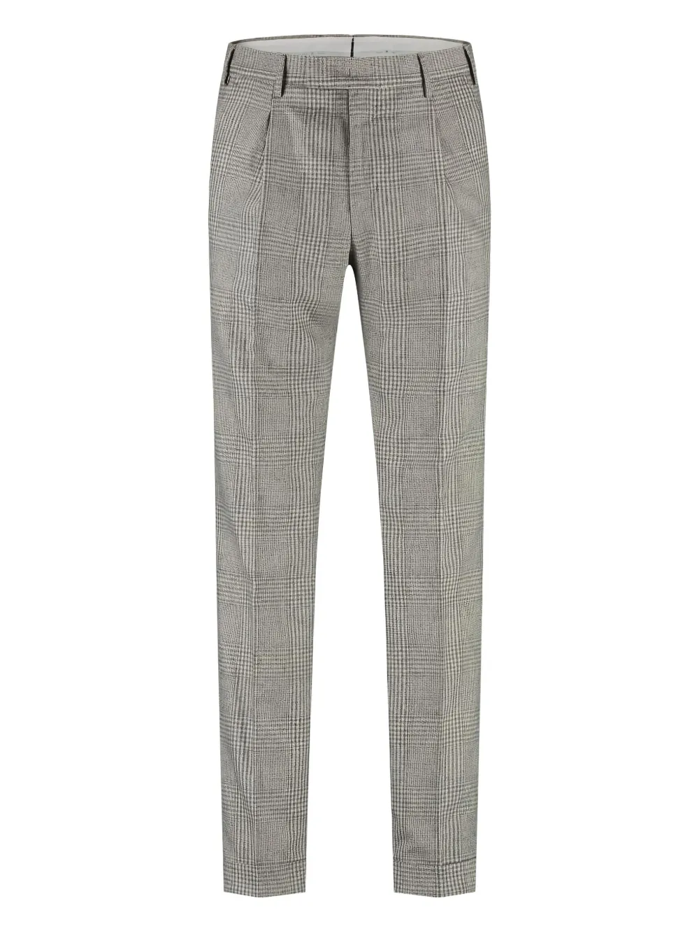 PT Torino checked-pattern trousers | Grey | Image 1