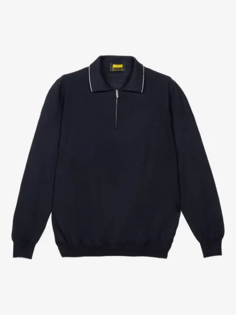 Svevo 지퍼 트리밍 폴로 셔츠