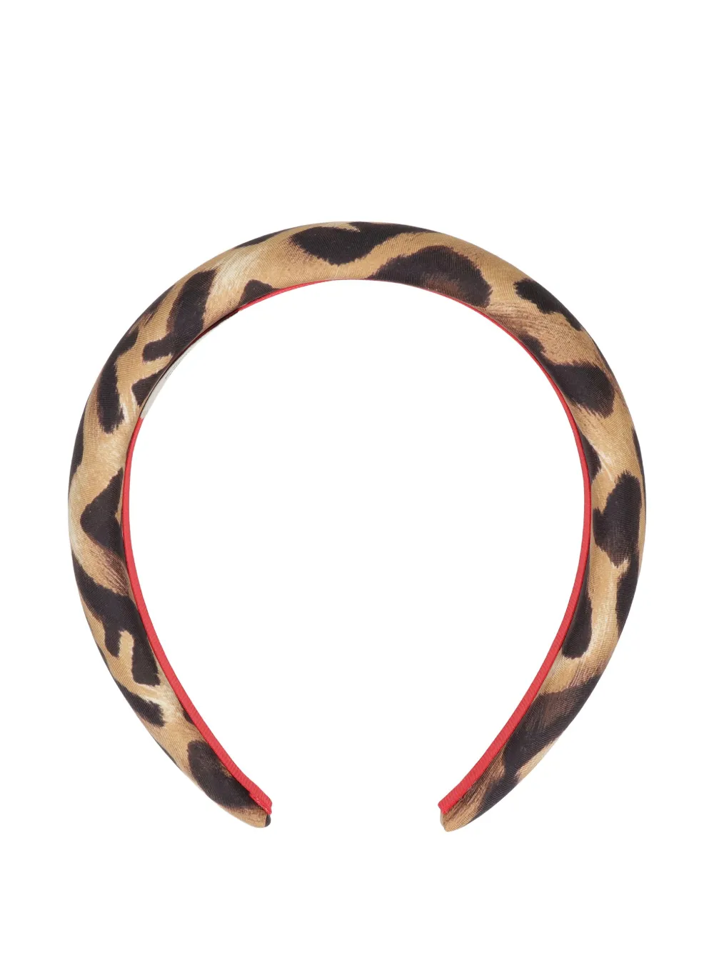 Fendi Animal-print Headband In Brown