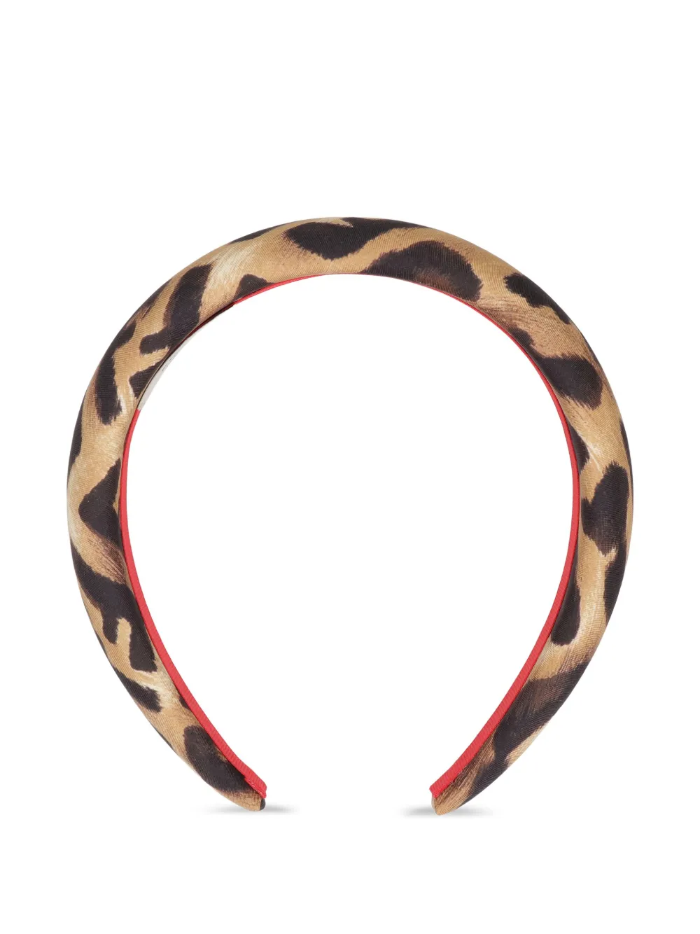 FENDI diadema con animal print | marrón | Image 1