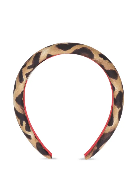 FENDI Fendi Leo animalier-print headband
