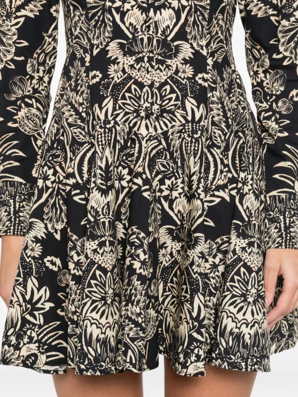 Ulla Johnson Taliah Mini Dress | Black | FARFETCH PH