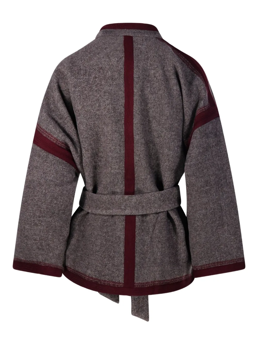 Antik Batik floral belted coat - Grijs