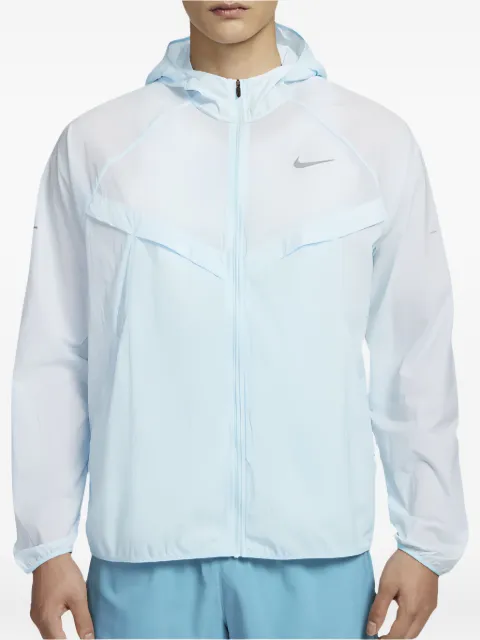 Nike reflective-logo jacket