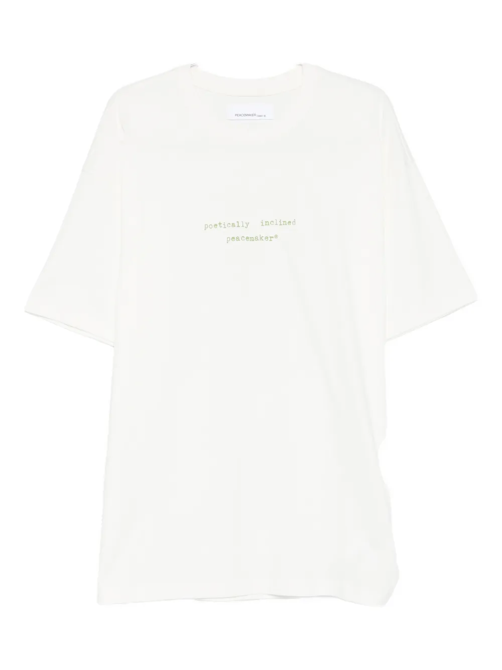 Peacemaker Oamc crew-neck crew-neck T-shirt - Bianco