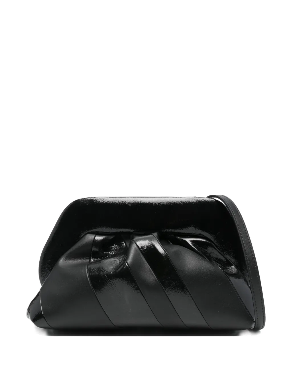 Themoirè Tia clutch bag - Nero