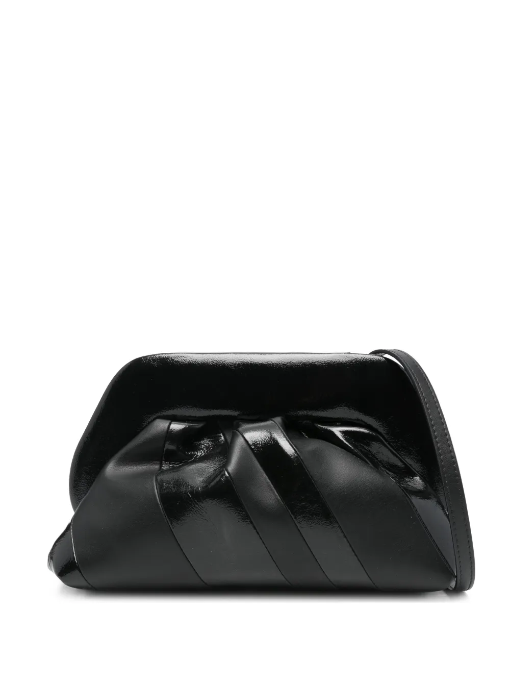 Themoirè Tia clutch bag - Nero