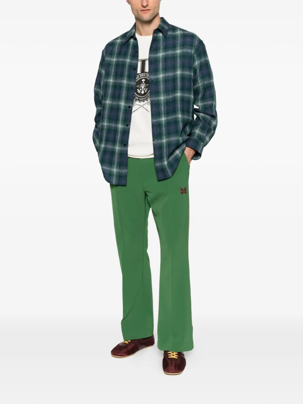 Needles drawstring logo trousers | Pants | Image 2