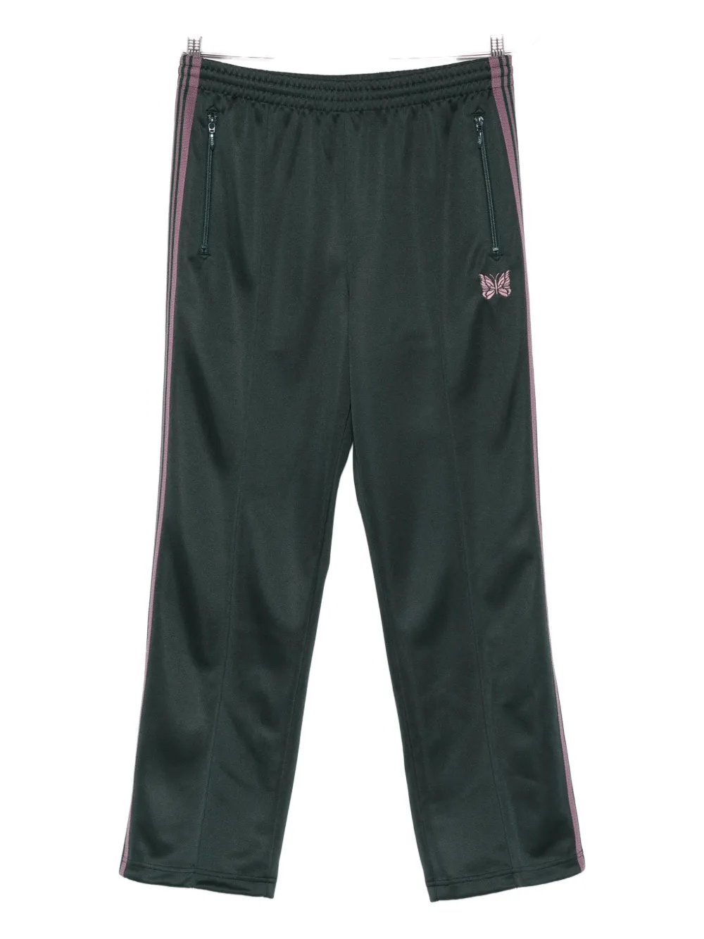 Needles Zip Detail Trousers In Green