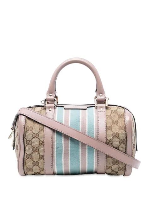Gucci Pre-Owned 2016-2025 Small GG Canvas Web Joy Boston Bag satchel