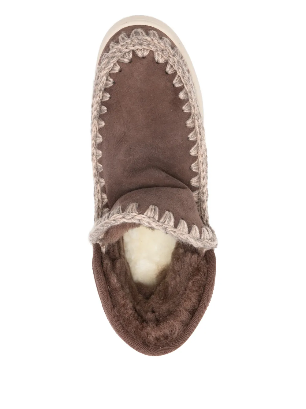 Mou New Eskimo Logo-detail Boots In Brown