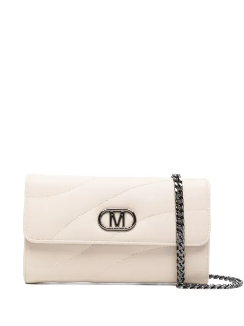 Marc Ellis Glow logo-detail clutch