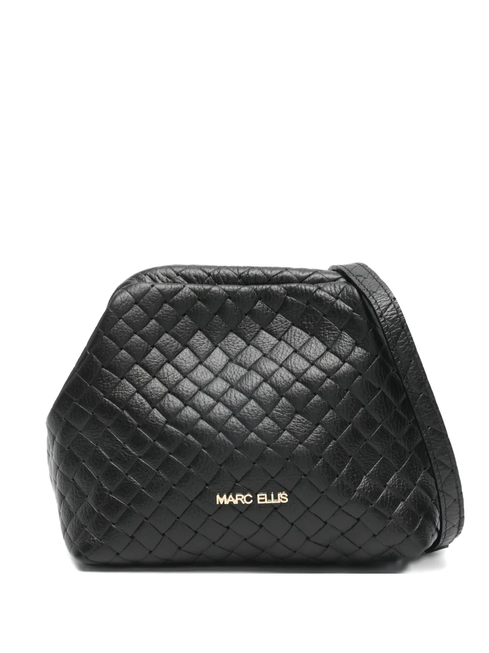 Marc Ellis small Arlena Plot quilted shoulder bag - Nero
