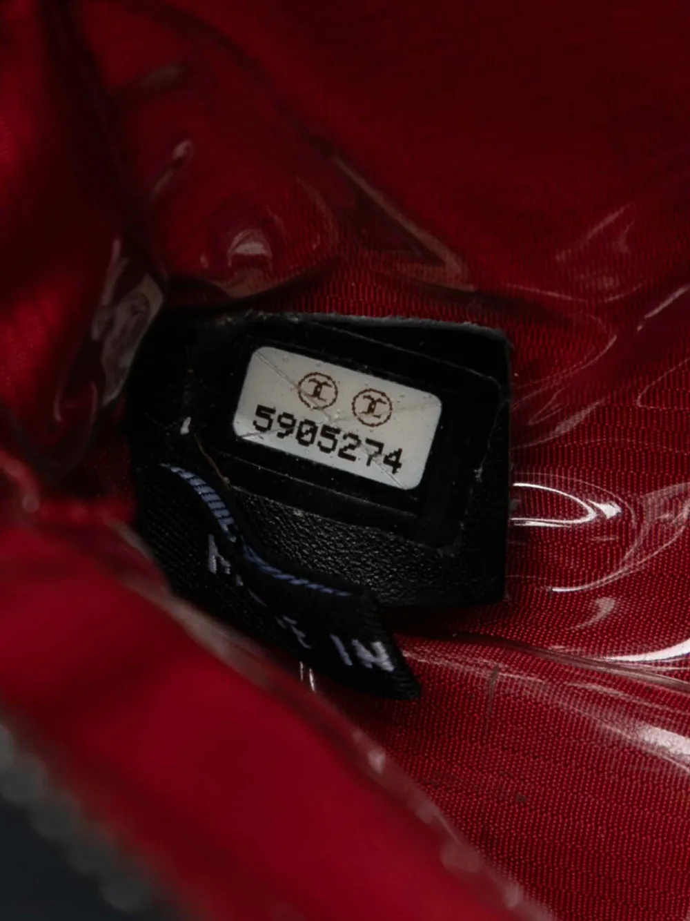 Pre-owned Chanel 1997-1999 Old Travel Line Nylon Handbag In Black