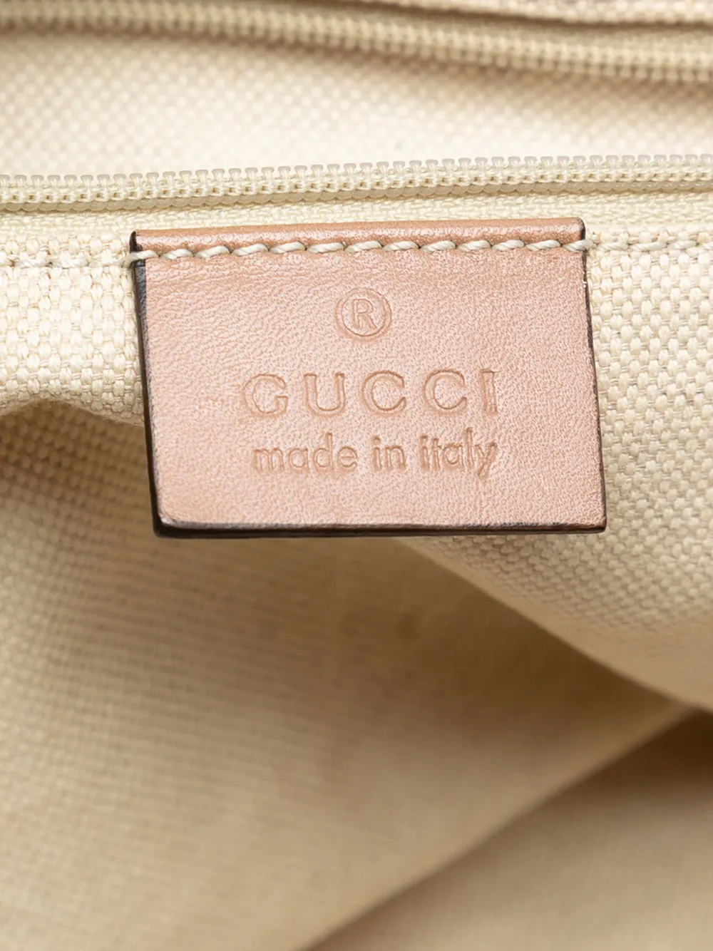 Pre-owned Gucci 2016-2025 Diamante Canvas Sukey Satchel In Brown