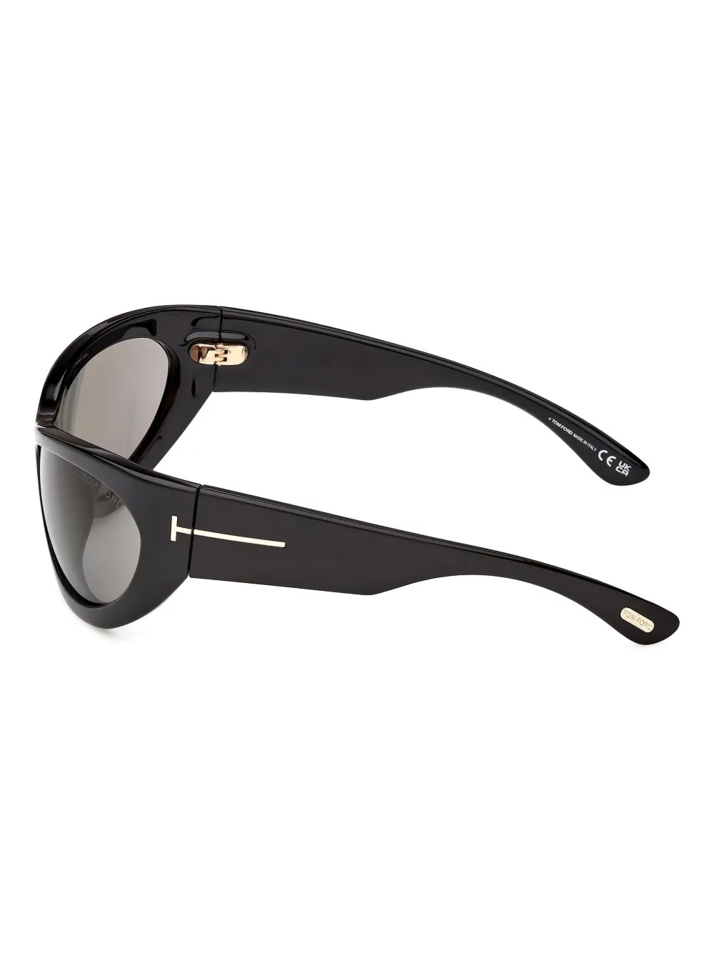 TOM FORD Eyewear Zonnebril met tempel detail Zwart