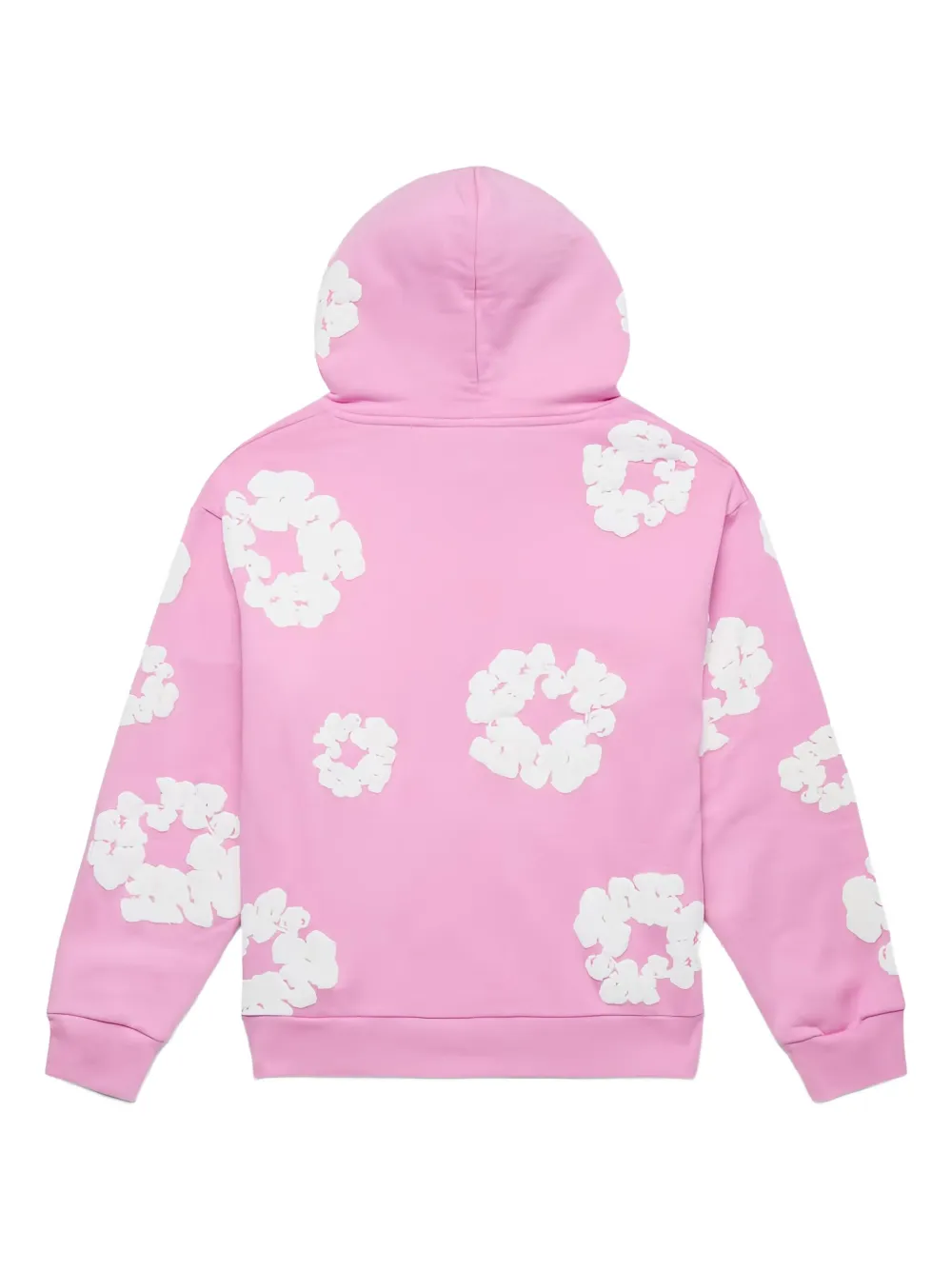 Denim Tears Katoenen hoodie met kransdetails Roze