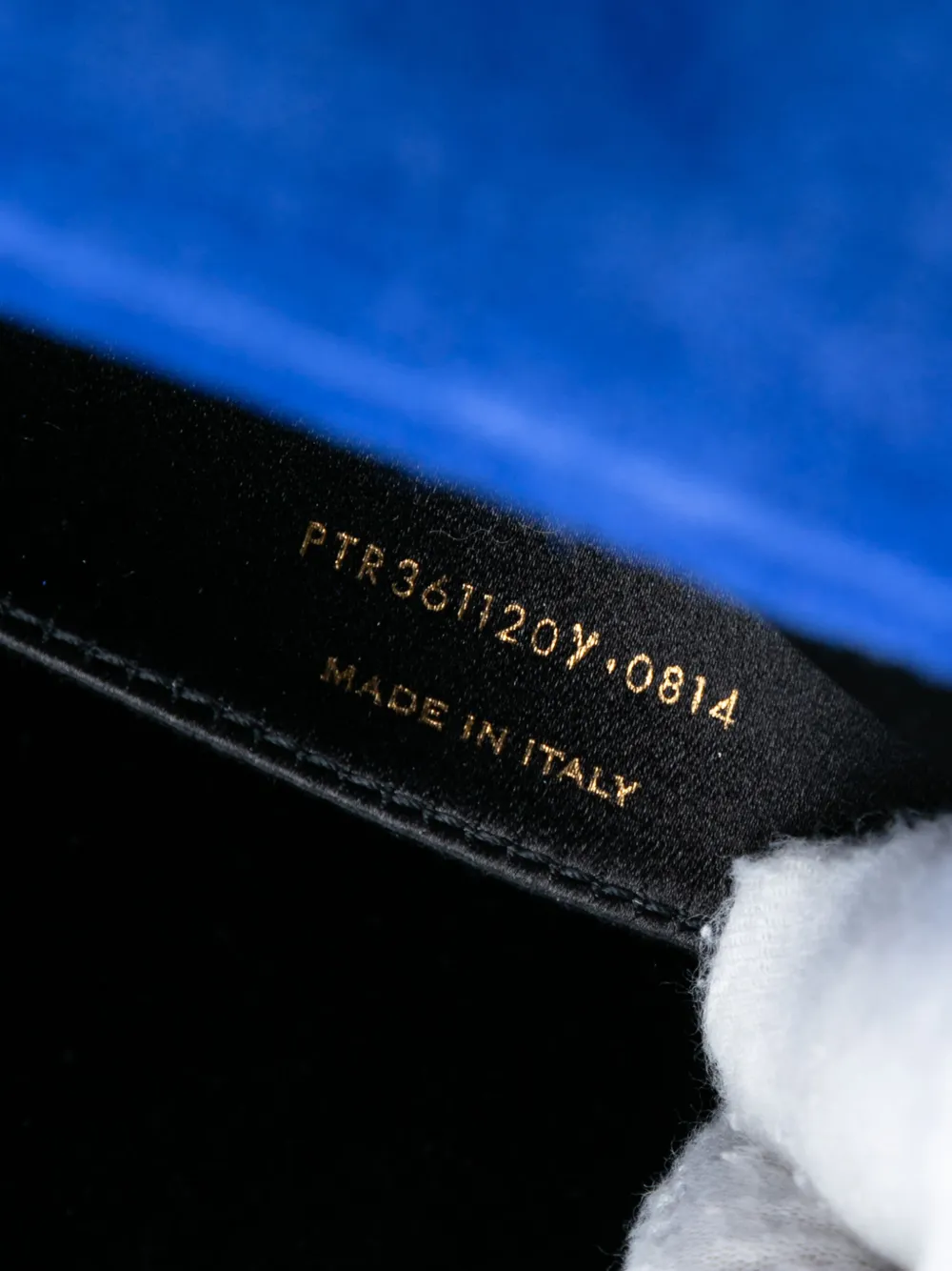 Pre-owned Saint Laurent 2000-2012 Large Patent Belle De Jour Clutch Bag In Blue