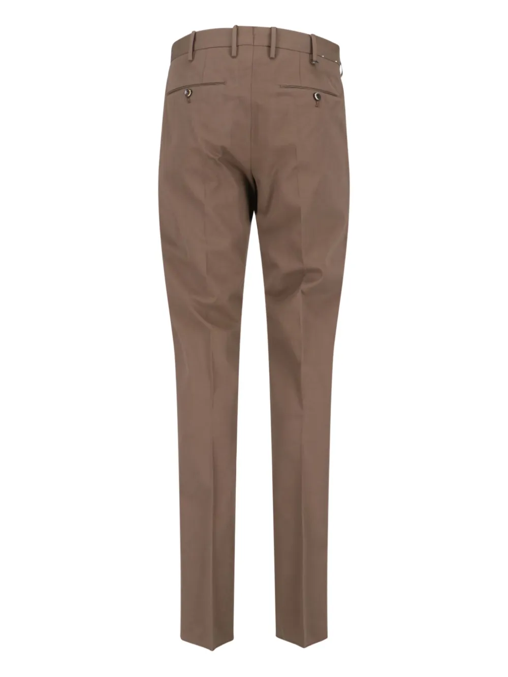 Pt Torino Pleated Tailored Trousers In Brown