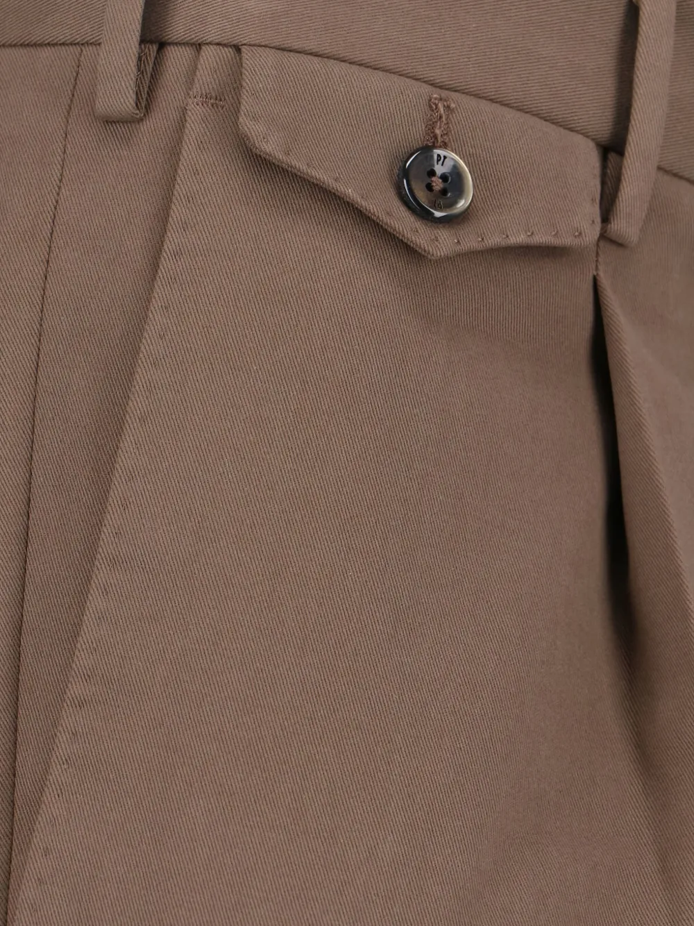 Pt Torino Pleated Tailored Trousers In Brown